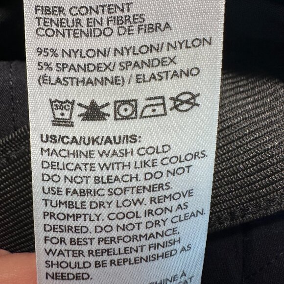 Eddie Bauer Women's Horizon Straight Ankle Pant Size 8 Black Outdoor Casual NEW - Picture 10 of 15